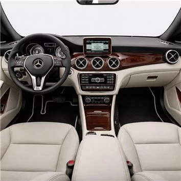 Mercedes-Benz CLA-Class 2014-2017 Mascherine sagomate per rivestimento cruscotti 39-Decori