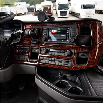 Scania NG-Series ab 2016 Basic Mascherine sagomate per rivestimento cruscotti 12-Decori