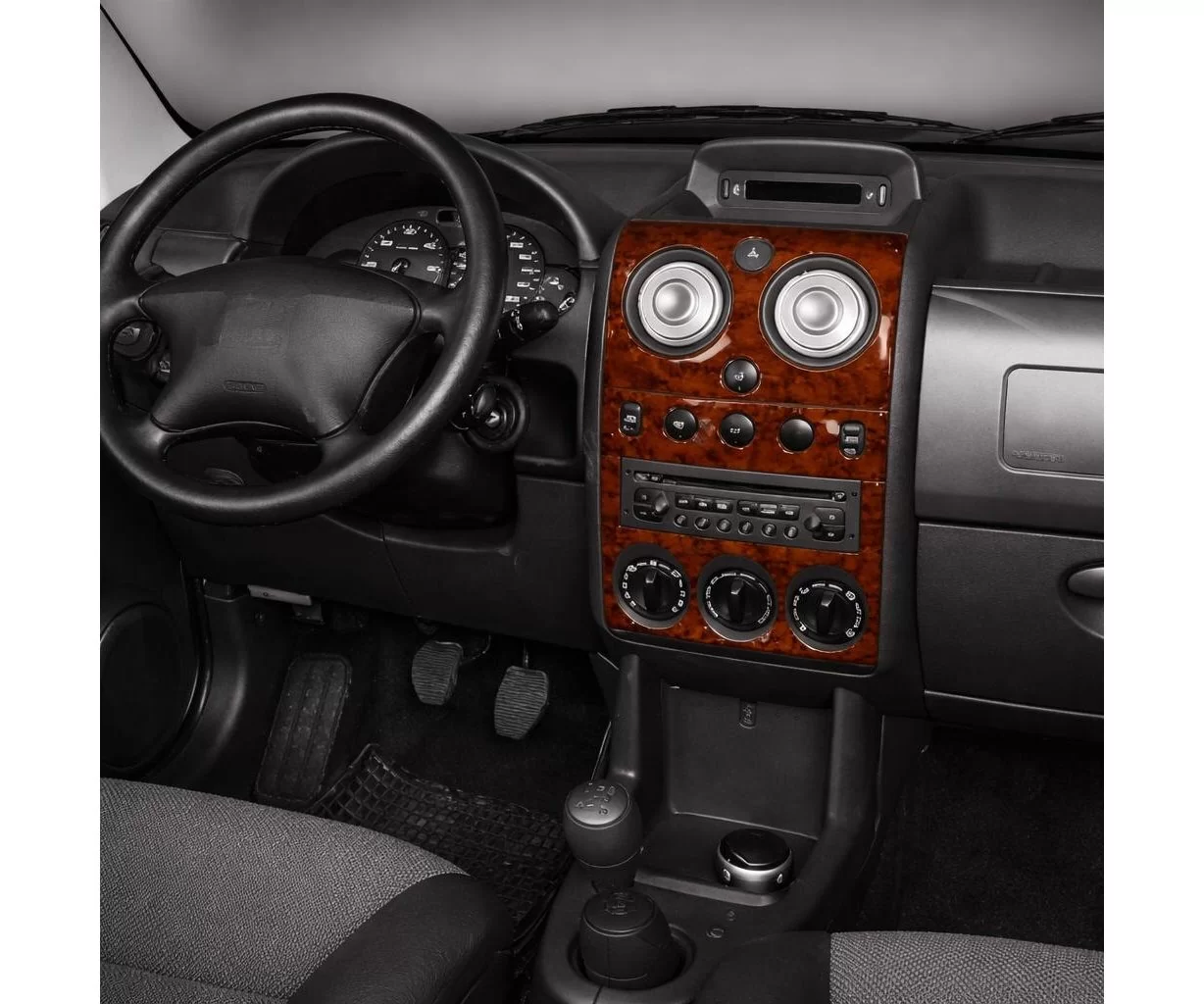 Citroen Berlingo 10.02-07.08 Mascherine sagomate per rivestimento cruscotti 11-Decori