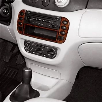 Citroen C2-C3 03.02-09.04 Mascherine sagomate per rivestimento cruscotti 4-Decori