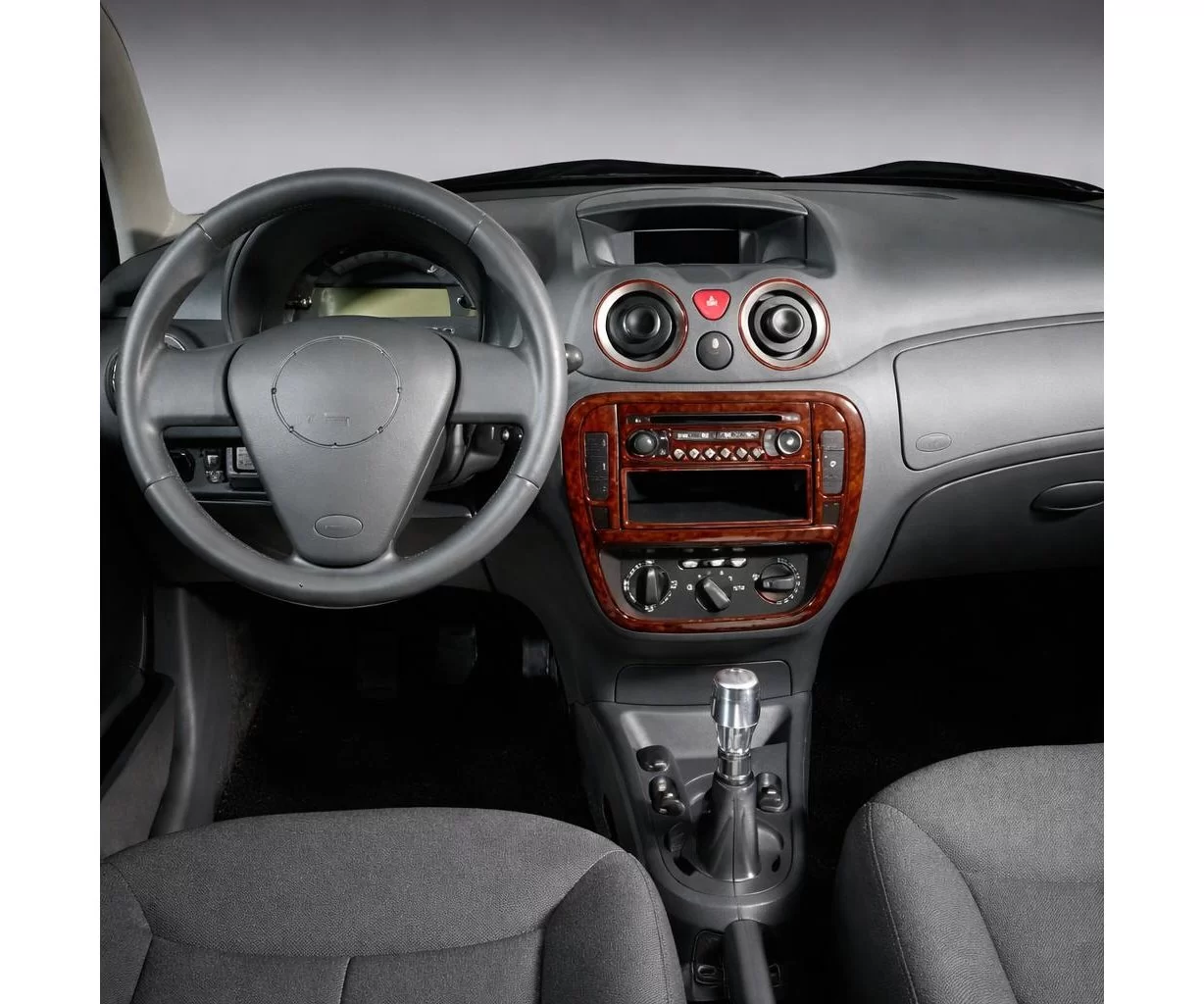 Citroen C2-C3 11.04-09.09 Mascherine sagomate per rivestimento cruscotti 11-Decori