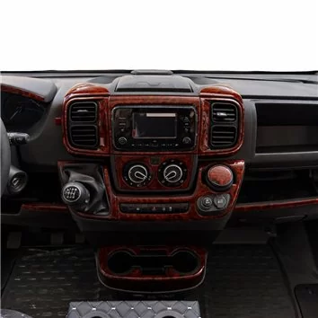 Citroen Jumper 2021 3D Mascherine sagomate per rivestimento cruscotti 22-Decori