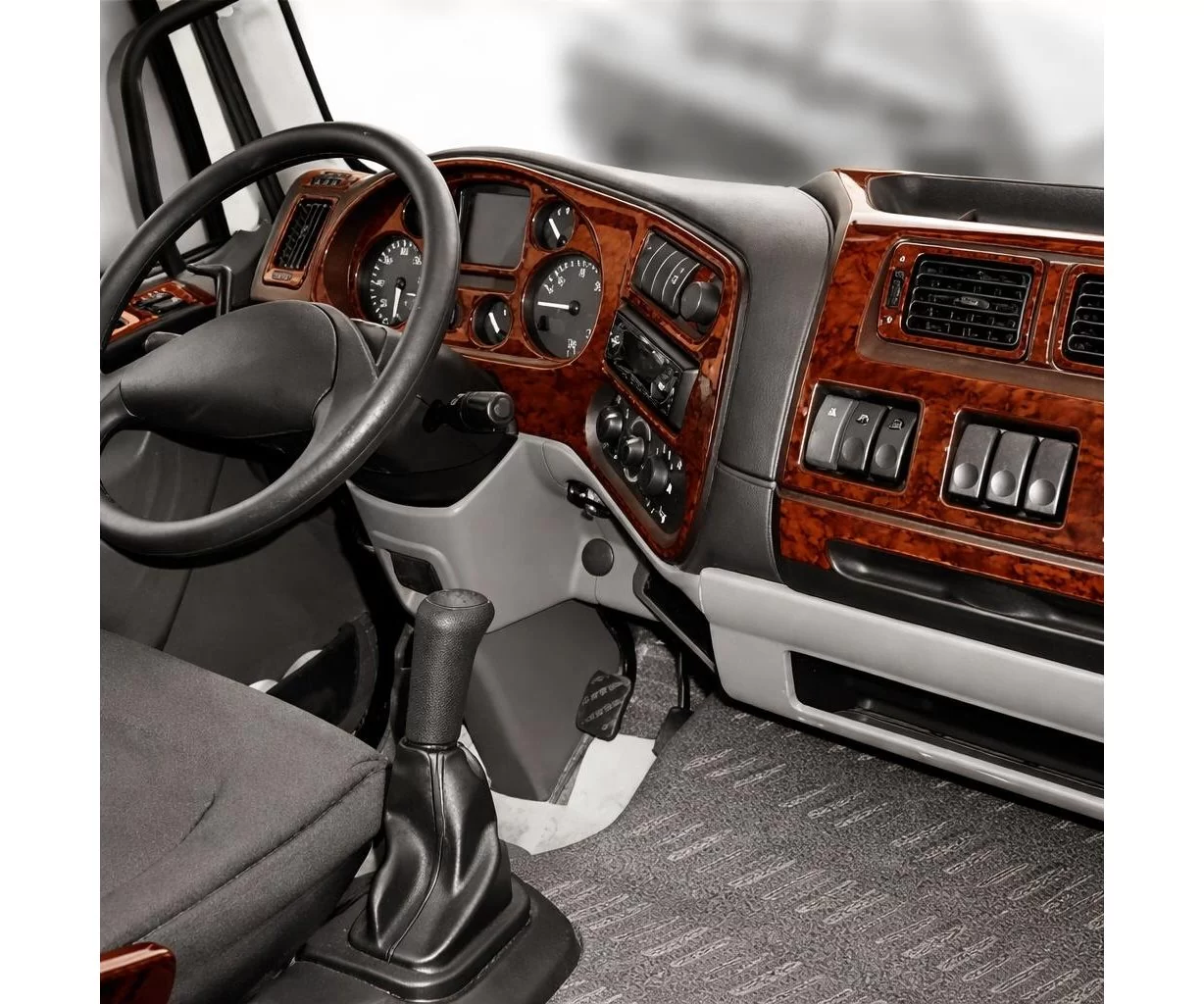 Daf LF 03.2001 Mascherine sagomate per rivestimento cruscotti 23-Decori