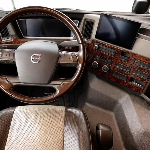 Volvo FH Version 5 ab 2020 XL XXL Mascherine sagomate per rivestimento cruscotti 19-Decori