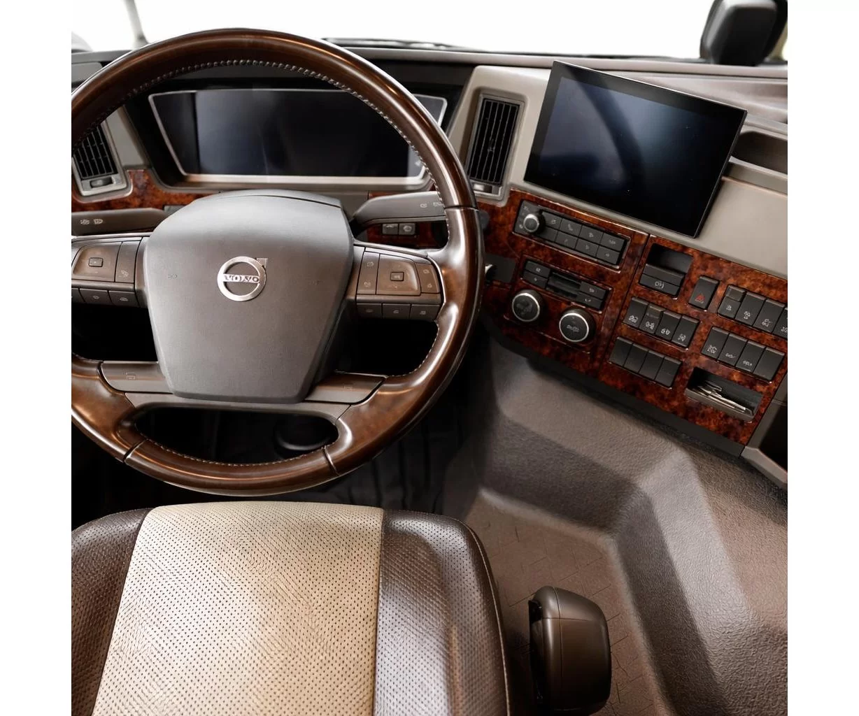 Volvo FH Version 5 ab 2020 XL XXL Mascherine sagomate per rivestimento cruscotti 19-Decori