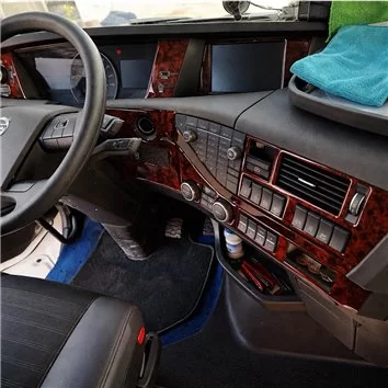 Volvo FH Version 5 ab 2020 XL XXL Mascherine sagomate per rivestimento cruscotti 19-Decori