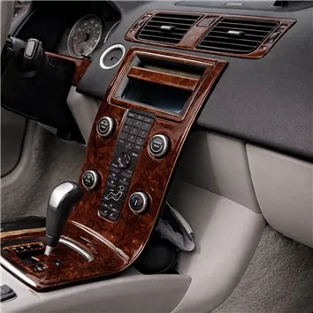 Volvo C70 2006-2010 Full Set, Automatic Gear Mascherine sagomate per rivestimento cruscotti 