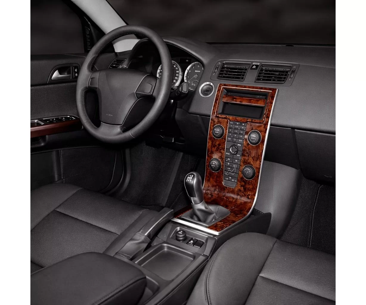 Volvo S 40-V 50-C 30 06.2003 Mascherine sagomate per rivestimento cruscotti 13-Decori Volvo S 40-V 50-C 30 06.2003 Mascherine sagomate per rivestimento cruscotti 13-Decori