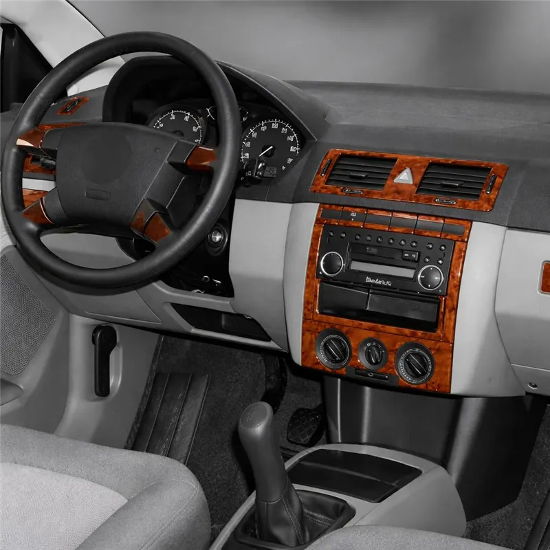 Skoda Fabia 6Y 1999-2006 kit rivestimento cruscotto e interni 3D 24 pezzi