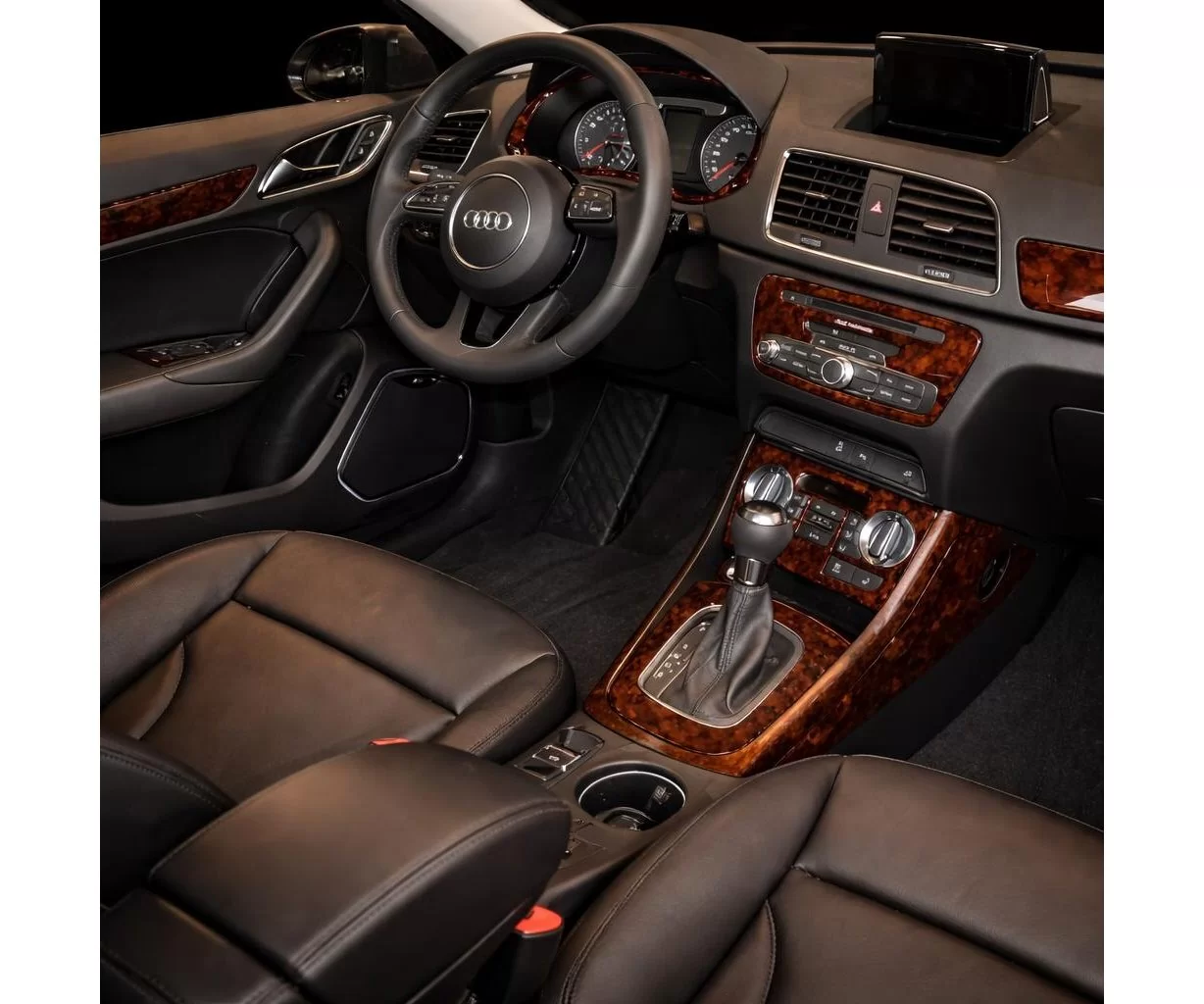 Audi Q3 ab 2015 Mascherine sagomate per rivestimento cruscotti 49-Decori