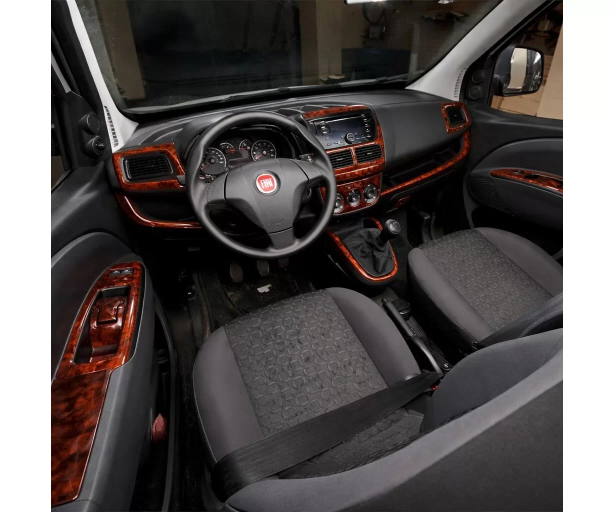 Fiat Doblo 09.2009 Mascherine sagomate per rivestimento cruscotti 27-Decori
