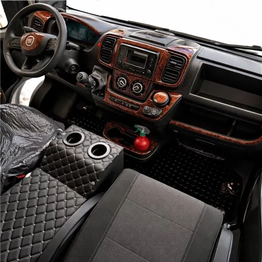 Fiat Ducato 2022 3D Mascherine sagomate per rivestimento cruscotti 22-Decori Fiat Ducato 2022 3D Mascherine sagomate per rivestimento cruscotti 22-Decori