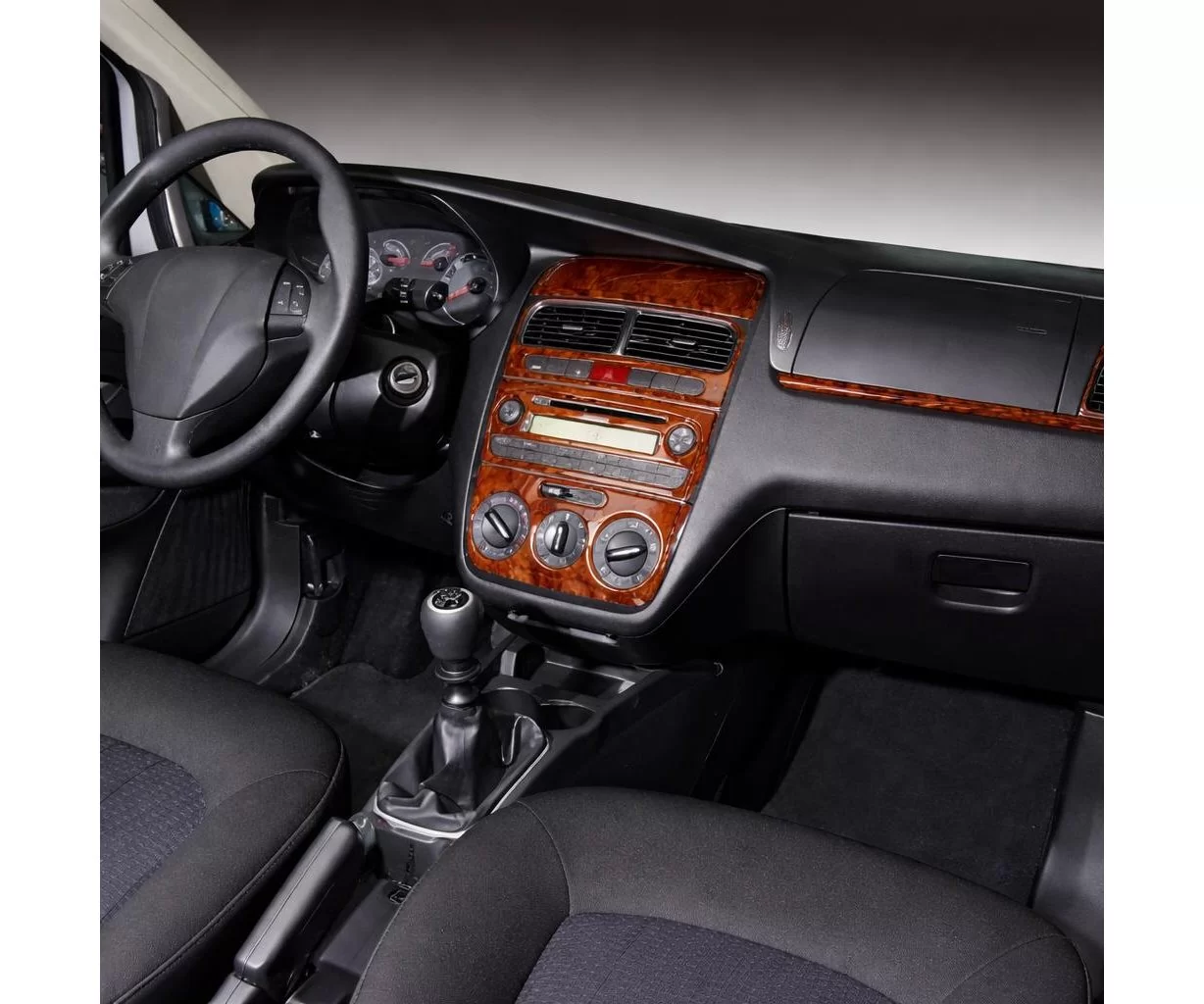 Fiat Linea 06.2007 Mascherine sagomate per rivestimento cruscotti 10-Decori