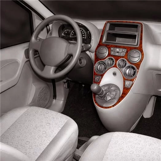 Fiat Panda 09.2003 Mascherine sagomate per rivestimento cruscotti 2-Decori Fiat Panda 09.2003 Mascherine sagomate per rivestimento cruscotti 2-Decori