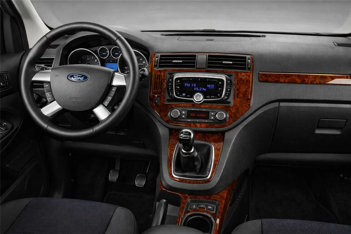 Ford Kuga I 2008-2013 Mascherine sagomate per rivestimento cruscotti 12-Decori