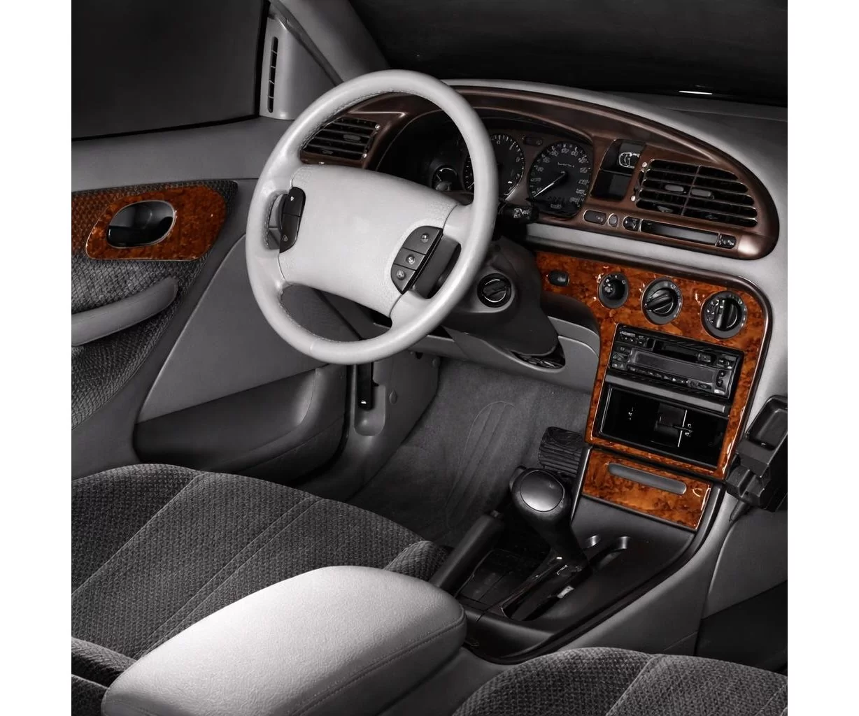 Ford Mondeo 03.93-09.96 Mascherine sagomate per rivestimento cruscotti 11-Decori