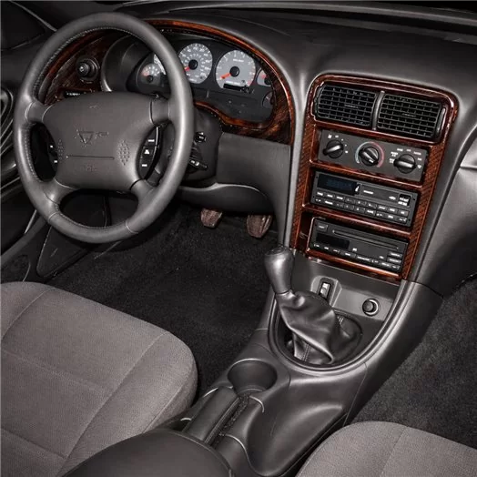 Ford Mustang 2001-2005 Mascherine sagomate per rivestimento cruscotti 20 Decori Ford Mustang 2001-2005 Mascherine sagomate per rivestimento cruscotti 20 Decori