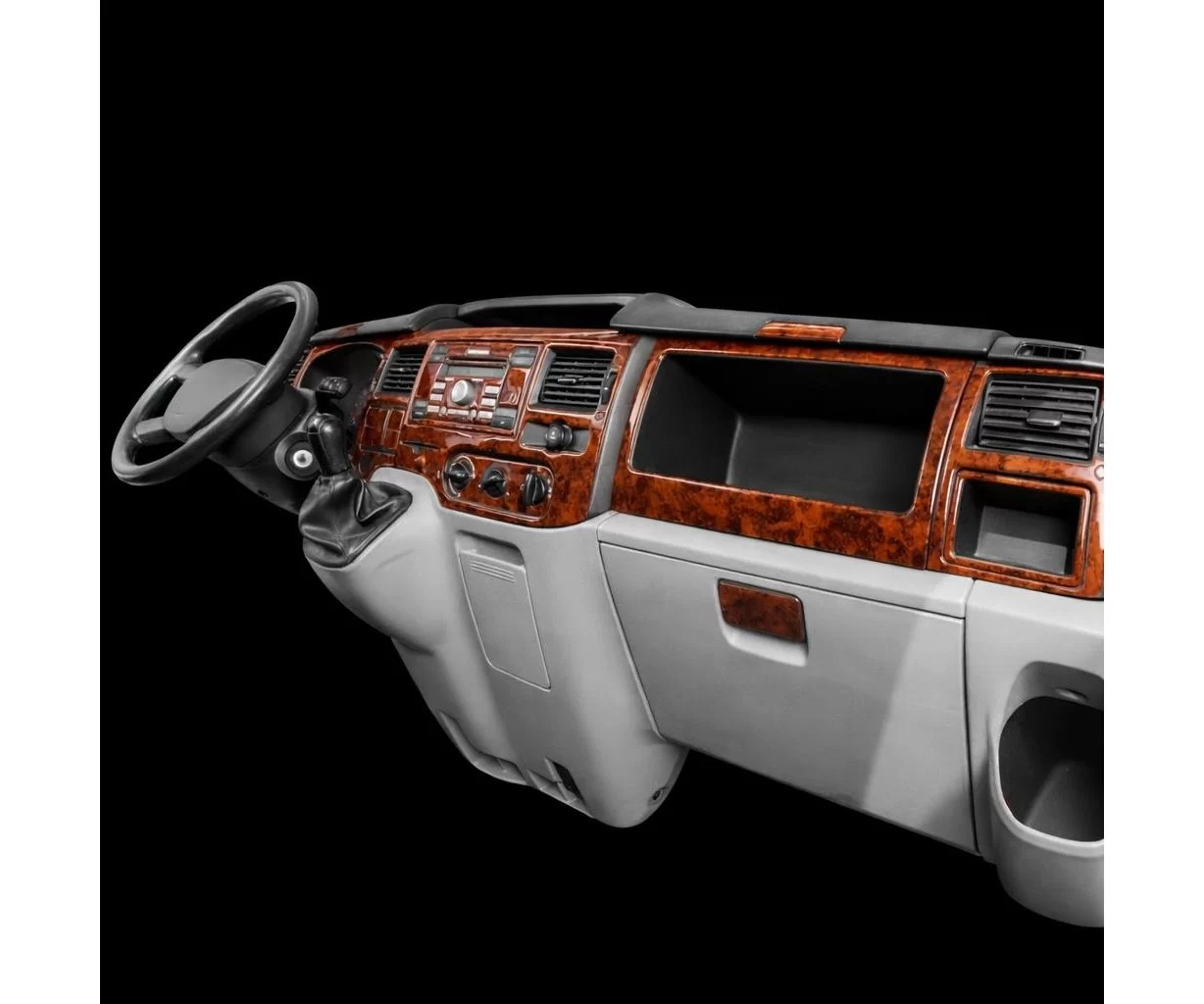 Ford Transit Journey 09.06-08.10 Mascherine sagomate per rivestimento cruscotti 23-Decori