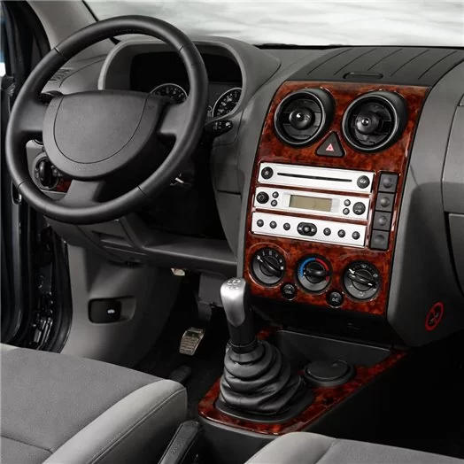 Ford Fusion 06.02-08.05 Mascherine sagomate per rivestimento cruscotti 5-Decori