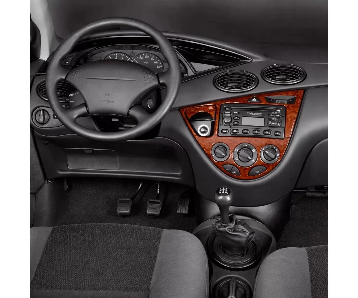 Ford Focus 2000-2005 Mascherine sagomate per rivestimento cruscotti 19 Decori