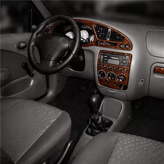 Ford Fiesta 08.99-02.02 Mascherine sagomate per rivestimento cruscotti 13-Decori Ford Fiesta 08.99-02.02 Mascherine sagomate per rivestimento cruscotti 13-Decori