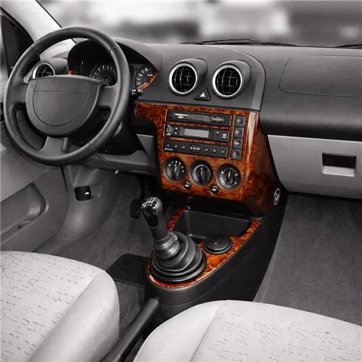 Ford Fiesta 03.02-08.05 Mascherine sagomate per rivestimento cruscotti 7-Decori Ford Fiesta 03.02-08.05 Mascherine sagomate per rivestimento cruscotti 7-Decori