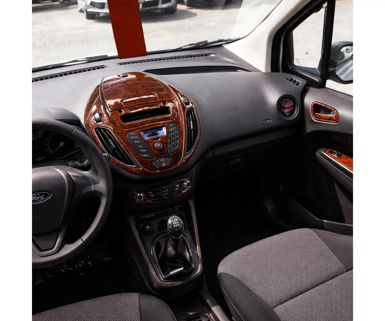 Ford Courier 01.2014 Mascherine sagomate per rivestimento cruscotti 29-Decori