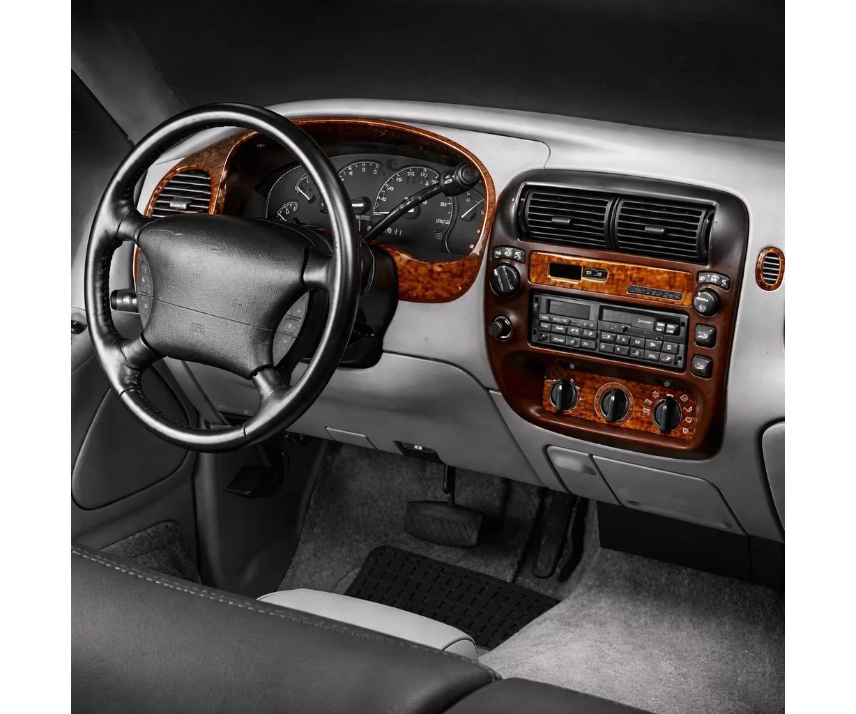 Ford Explorer 11.93-05.95 Mascherine sagomate per rivestimento cruscotti 16-Decori