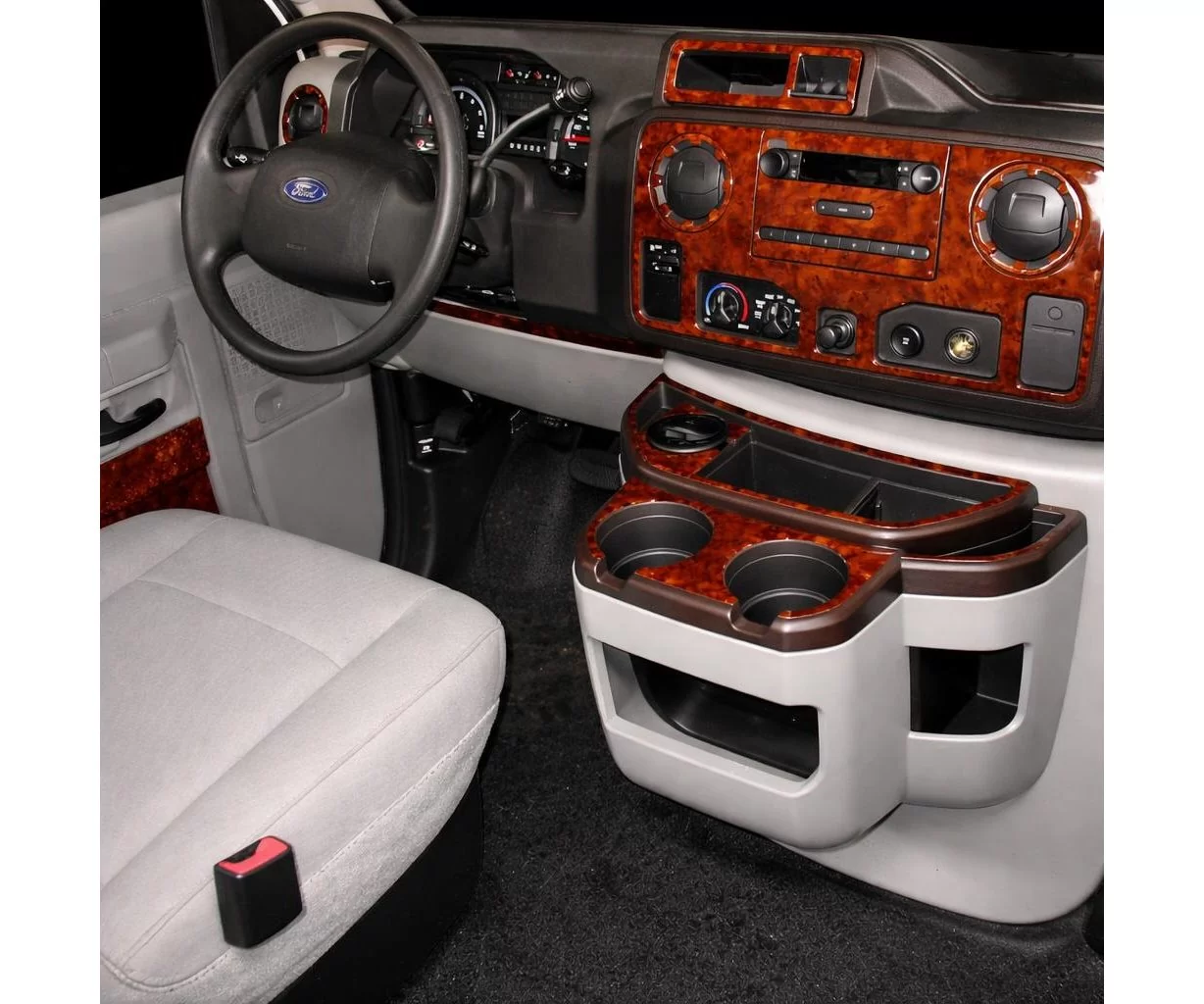 Ford E-Series E-Van 2012-2022 Mascherine sagomate per rivestimento cruscotti 19 Decori