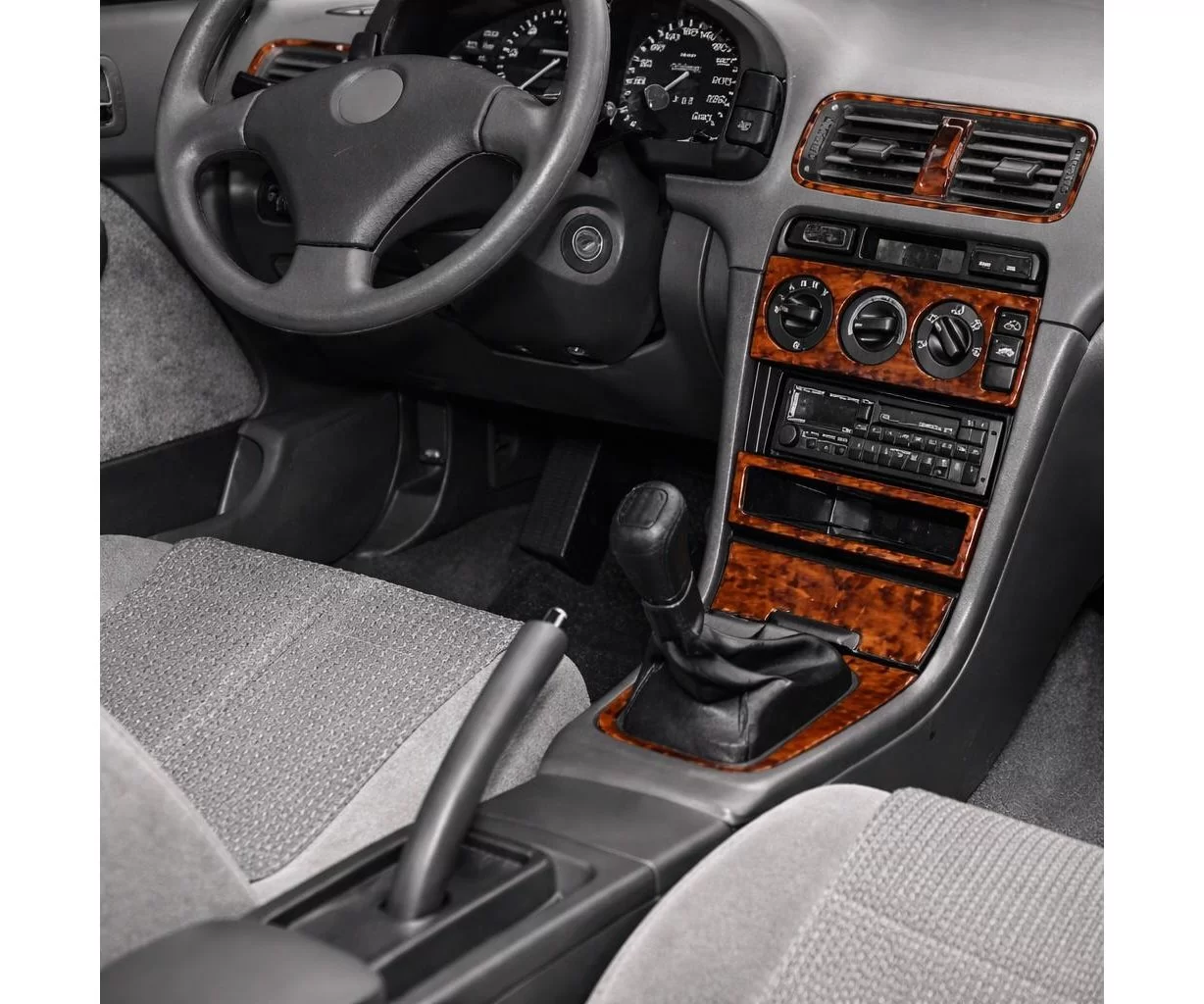 Honda Accord 06.92-06.98 Mascherine sagomate per rivestimento cruscotti 11-Decori Honda Accord 06.92-06.98 Mascherine sagomate per rivestimento cruscotti 11-Decori