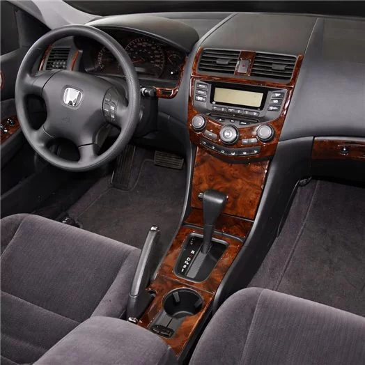 Honda Accord 2003-2007 Full Set, OEM Compliance, Without NAVI system Mascherine sagomate per rivestimento cruscotti 