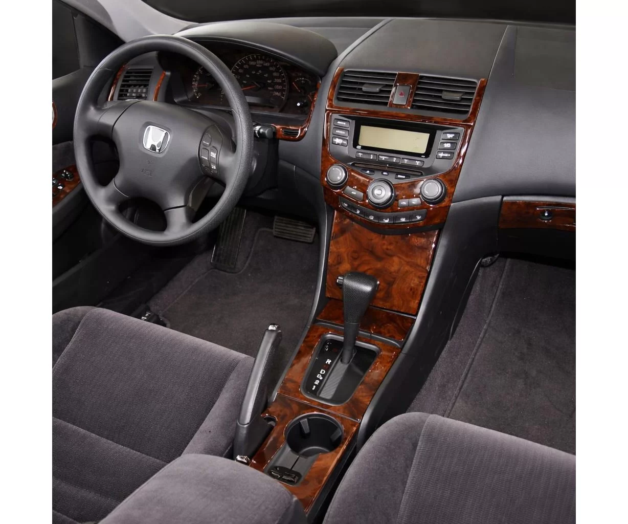 Honda Accord 2003-2007 Full Set, OEM Compliance, Without NAVI system Mascherine sagomate per rivestimento cruscotti 