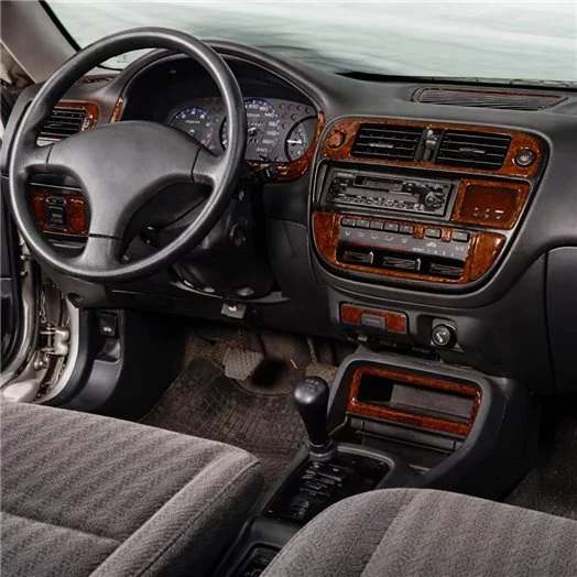 Honda Civic 09.95-03.01 Mascherine sagomate per rivestimento cruscotti 22-Decori Honda Civic 09.95-03.01 Mascherine sagomate per rivestimento cruscotti 22-Decori