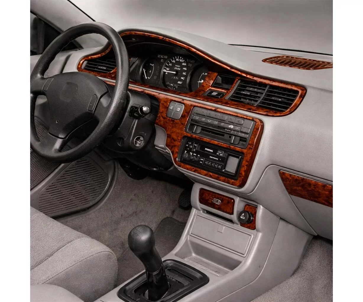 Honda Civic 1992-1995 2 Doors, With glowe-box Mascherine sagomate per rivestimento cruscotti 