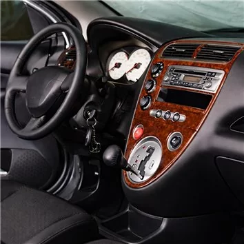 Honda Civic Type R 03.01-09.06 Mascherine sagomate per rivestimento cruscotti 6-Decori