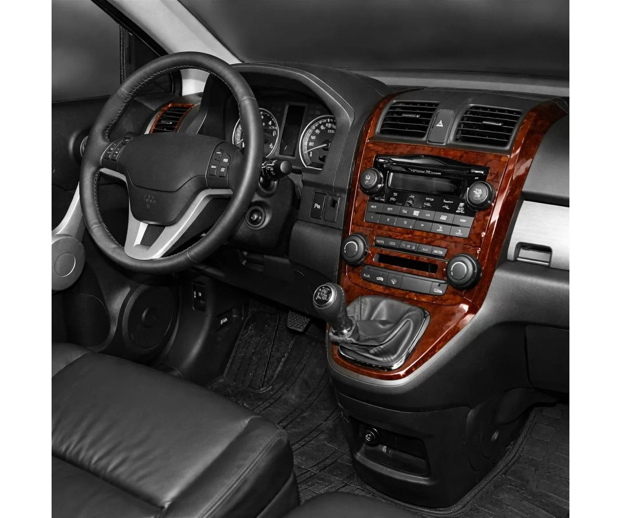 Honda CR-V 4X4 01.07-12.13 Mascherine sagomate per rivestimento cruscotti 8-Decori