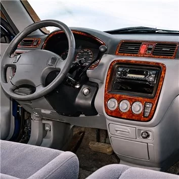 Honda CR-V 4X4 06.97-01.02 Mascherine sagomate per rivestimento cruscotti 9-Decori