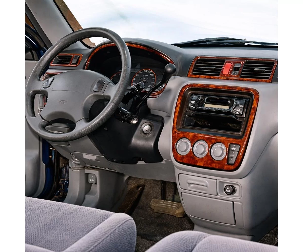 Honda CR-V 4X4 06.97-01.02 Mascherine sagomate per rivestimento cruscotti 9-Decori