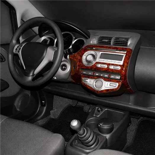 Honda Jazz 01.2002 Mascherine sagomate per rivestimento cruscotti 7-Decori Honda Jazz 01.2002 Mascherine sagomate per rivestimento cruscotti 7-Decori