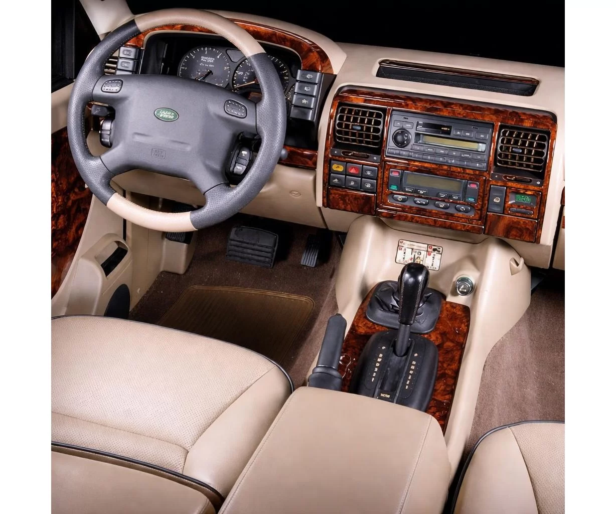 Land Rover Discovery 1999-2004 Without Fabric Mascherine sagomate per rivestimento cruscotti 