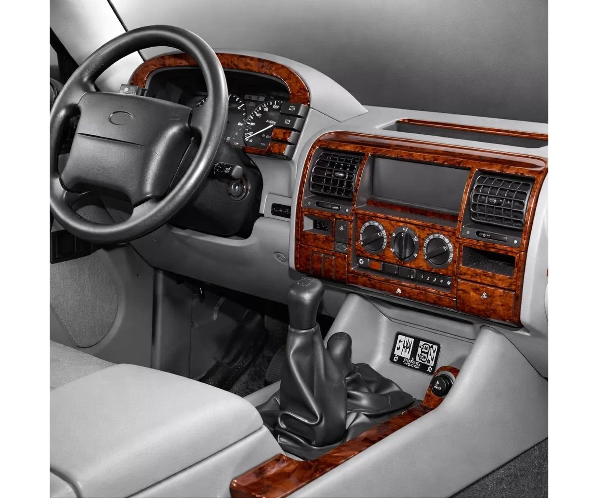 Land Rover Discovery I 01.90-09.98 Mascherine sagomate per rivestimento cruscotti 30-Decori