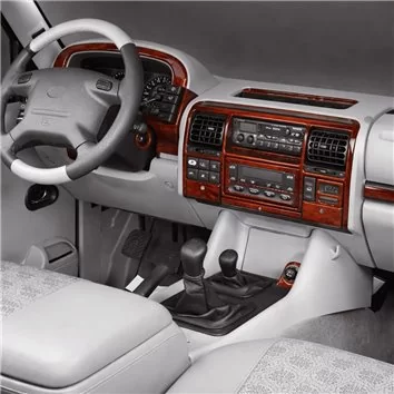 Land Rover Discovery II TD5 10.98-12.04 Mascherine sagomate per rivestimento cruscotti 24-Decori