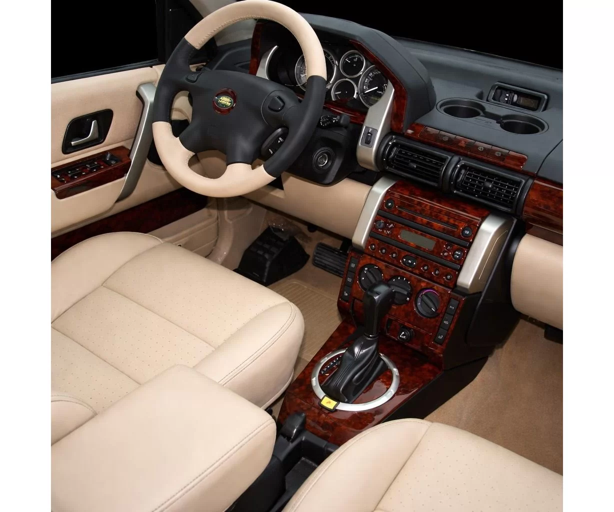 Land Rover Freelander II 01.04-12.06 Mascherine sagomate per rivestimento cruscotti 12-Decori