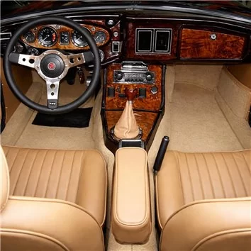MG B 1972-1976 Full Mascherine sagomate per rivestimento cruscotti 