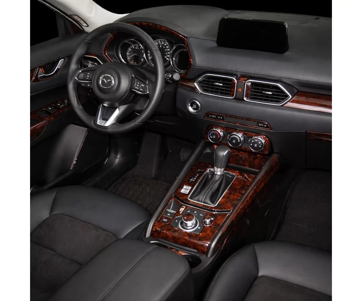 Mazda CX-5 KF ab 2017 Mascherine sagomate per rivestimento cruscotti 27-Decori