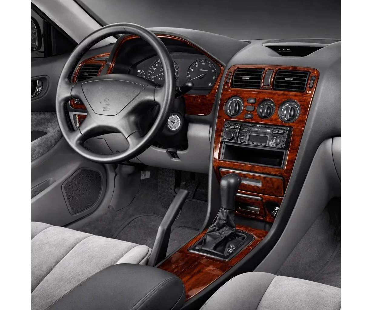 Mitsubishi Galant VIII 01.1997 Mascherine sagomate per rivestimento cruscotti 20-Decori