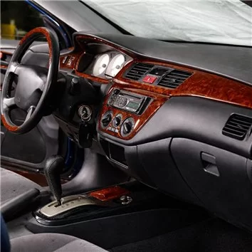 Mitsubishi Colt-Lancer 01.2002 Mascherine sagomate per rivestimento cruscotti 23-Decori