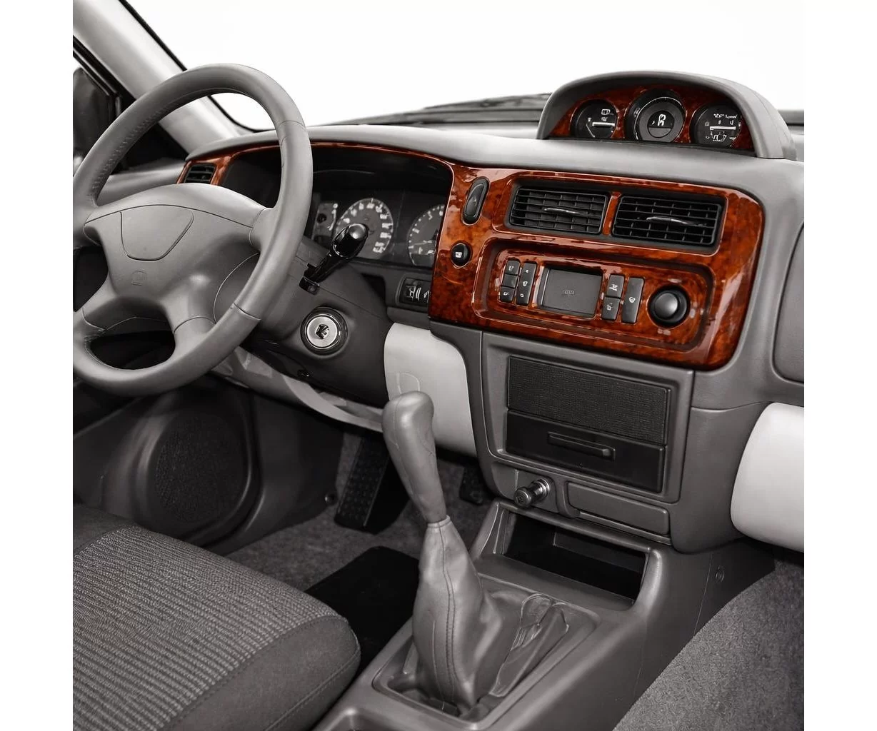 Mitsubishi Pajero Sport 05.2002 Mascherine sagomate per rivestimento cruscotti 9-Decori