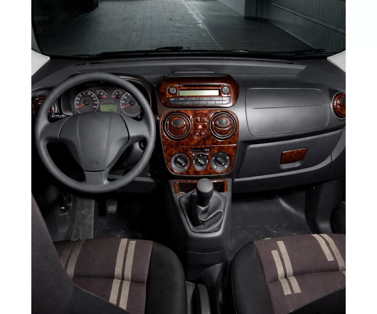 Peugeot Bipper 01.2008 Mascherine sagomate per rivestimento cruscotti 27-Decori