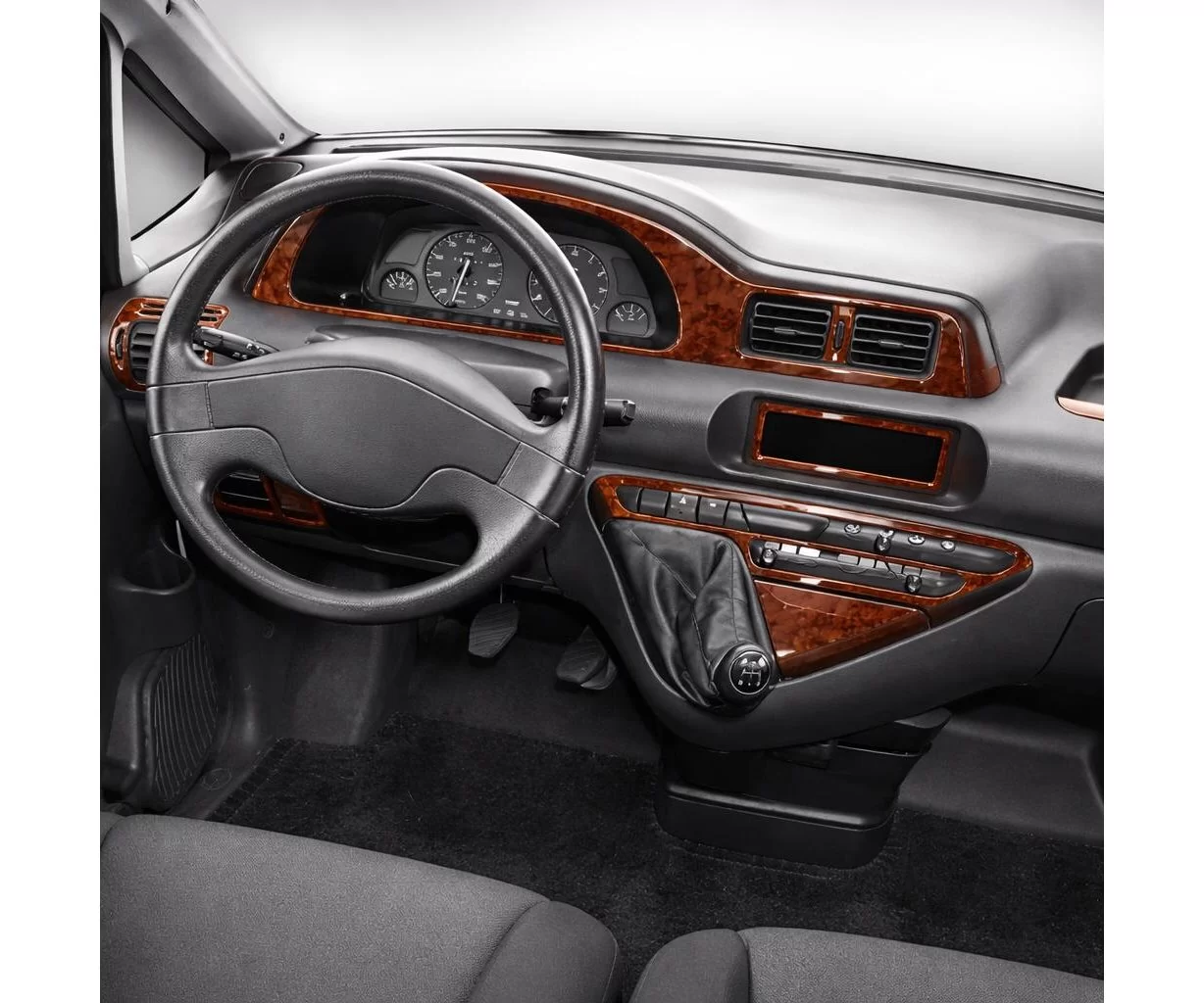 Peugeot Expert 01.96-12.06 Mascherine sagomate per rivestimento cruscotti 9-Decori